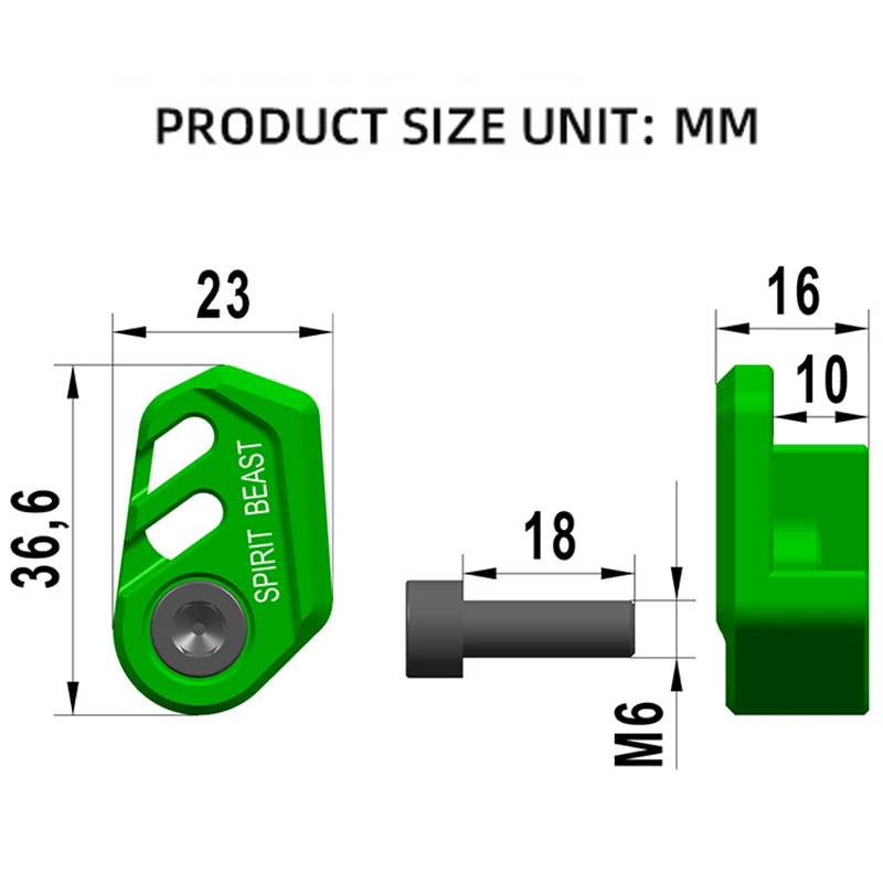 Motorcycle Sensor Guard Cover ABS Sensor Front and Rear Wheel Brake ABS Sensor Protector Accessories for Kawasaki Ninja 400 z400