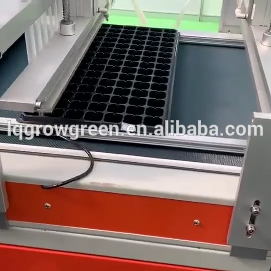 آلة بذر البذور الحضانة آلة شتلات الأرز التلقائي آلة بذارة الخضروات خط لعلبة الشتلات الأرز #5