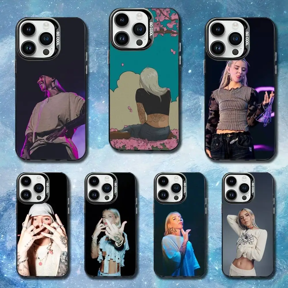 

Singer Y-Young M-Miko Case For iPhone 11,12,13,16,14,15,Mini,Pro,XS,MAX Black Matte Shockproof Cover