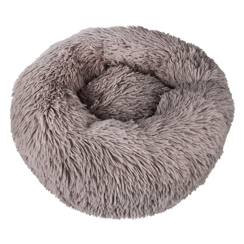 Hot 40/50/60cm Long Plush Super Soft Pet Bed Round Plush Cat Bed House Best Dog Bed Winter Warm Sleeping Bag Puppy Cushion Mats