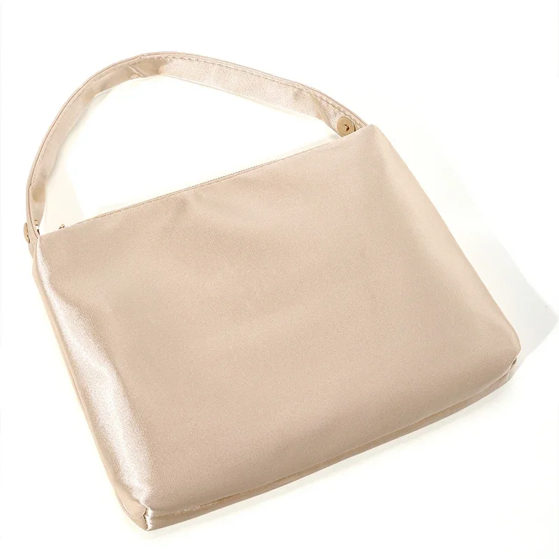 Magnetverschluss-Clutch aus Satin mit Nieten, Vielseitige Damenhandtasche, Elegante Glänzende Textur Party Hochzeit Abschlussball Schicke Handtasche – Detail 2