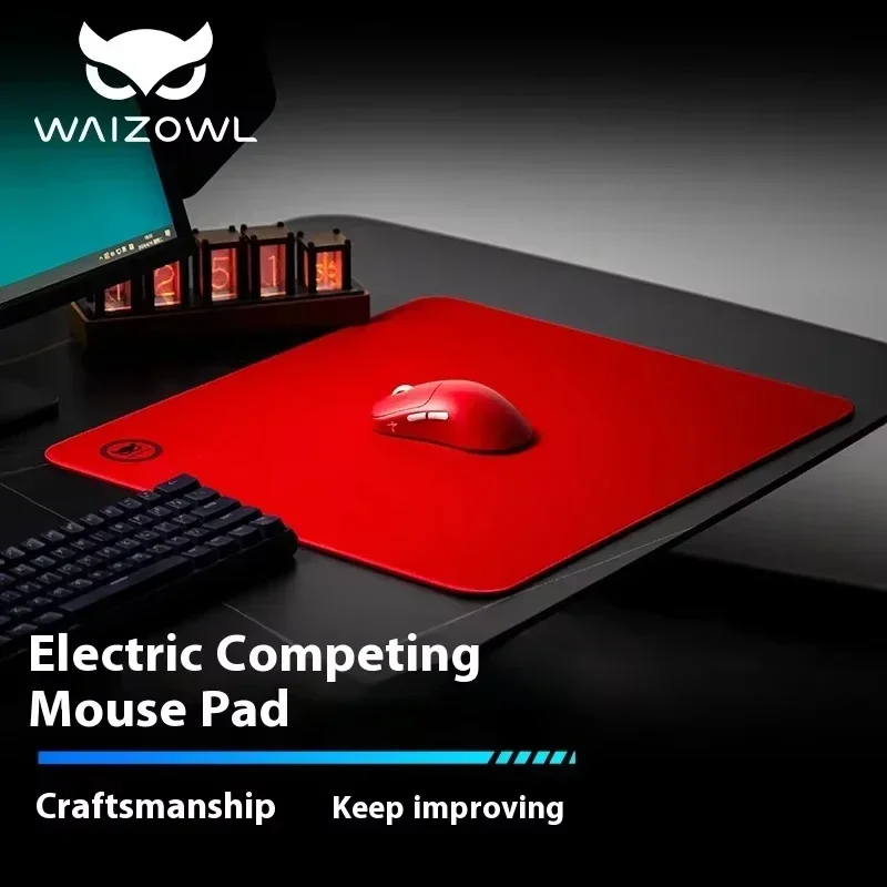 WAIZOWL Fukurou E-sports Mousepad Waterproof and Non-slip Gaming Mouse Pad Table Desk Mat 490*420*3.5mm Custom PC Accessory Gift