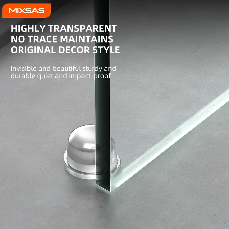 

MIXSAS 1-4 шт. самоклеящаяся круглая дверная пробка G18 силиконовые прозрачные дверные ручки подушка настенная защитная накладка мебельные накладки