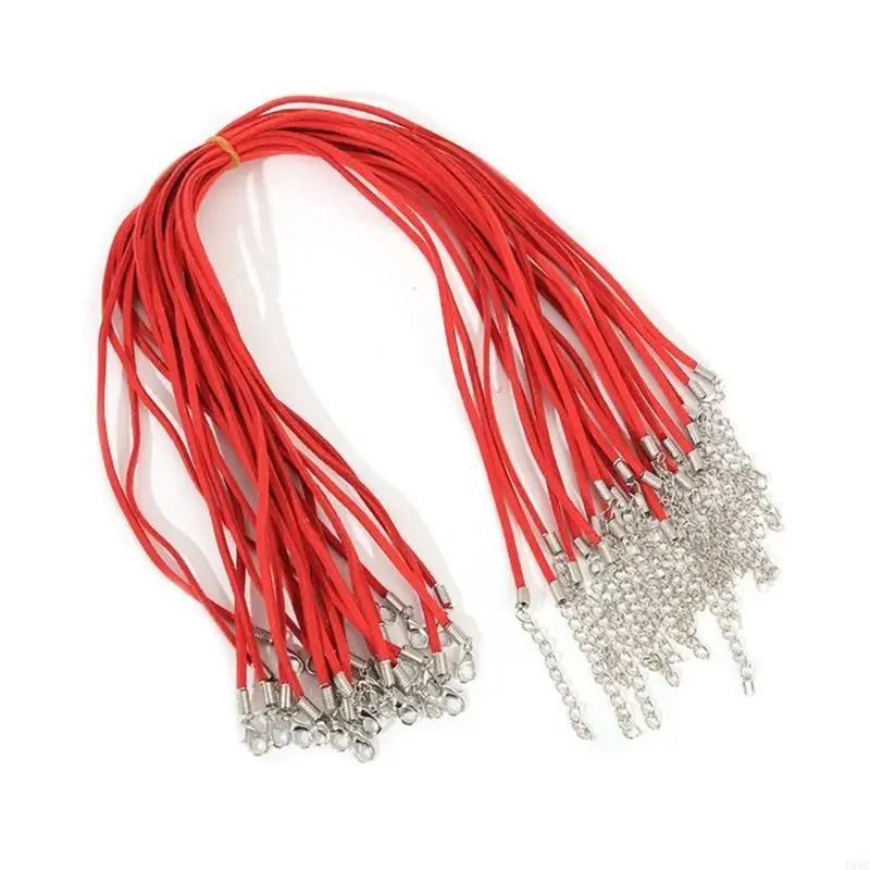195C DIY Suedes Rope Lobster Clasp String Cord for Jewelry Crafts Making Easy to Use