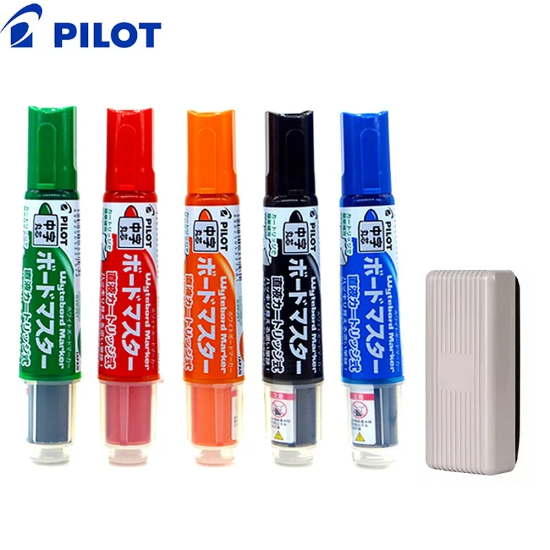 

Pilot Whiteboard Markers Pen Erasable Draw Board Marker Stationery Supplies 3.2/3.0-6.2/5.-12mm Replaceable ink for School