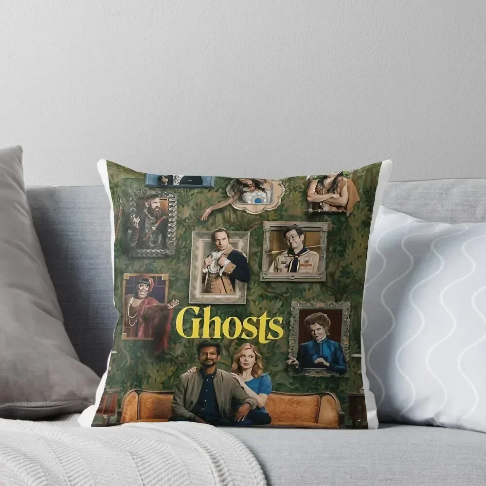 

Ghosts CBS Throw Pillow Pillowcases Christmas Cushion For Home Anime pillow