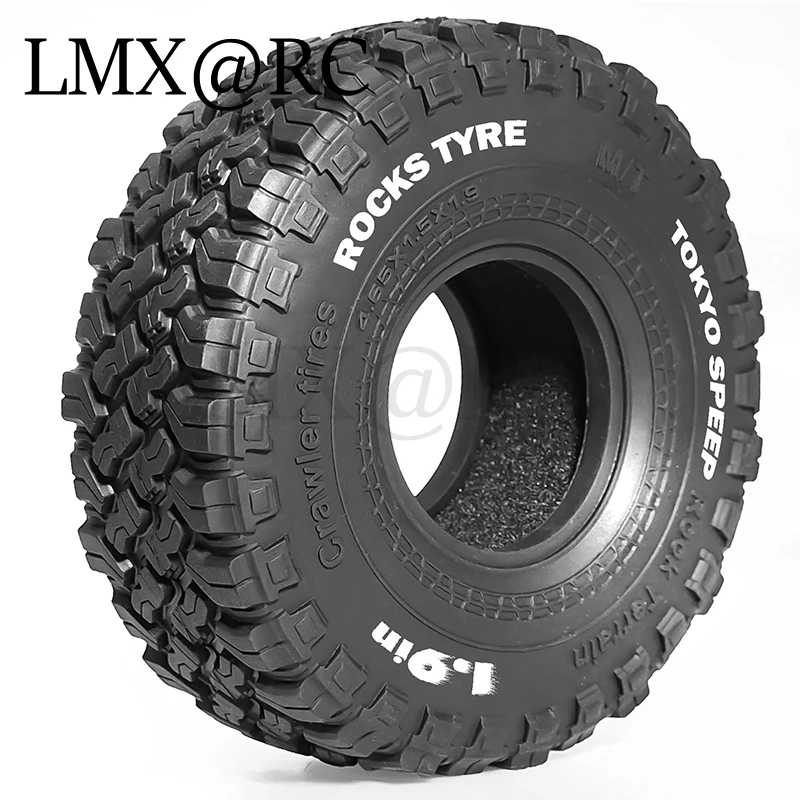 Gummireifen-Radreifen für RC Crawler Car, Axial SCX10 Pro, Capra, Traxxas, TRX4, RC4WD, MST, Redcat, 1, 10, 116 mm, 1,9 Zoll, 4 Stück