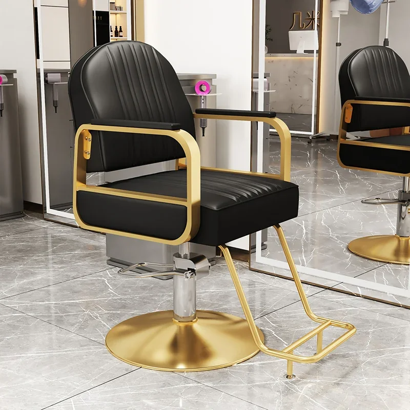 Barber Chair Salon Coiffure Aesthetic Beauty Professional Barbars Chairs Ergonomic Barbers Shop Armchair Armchairs Wheels Silla