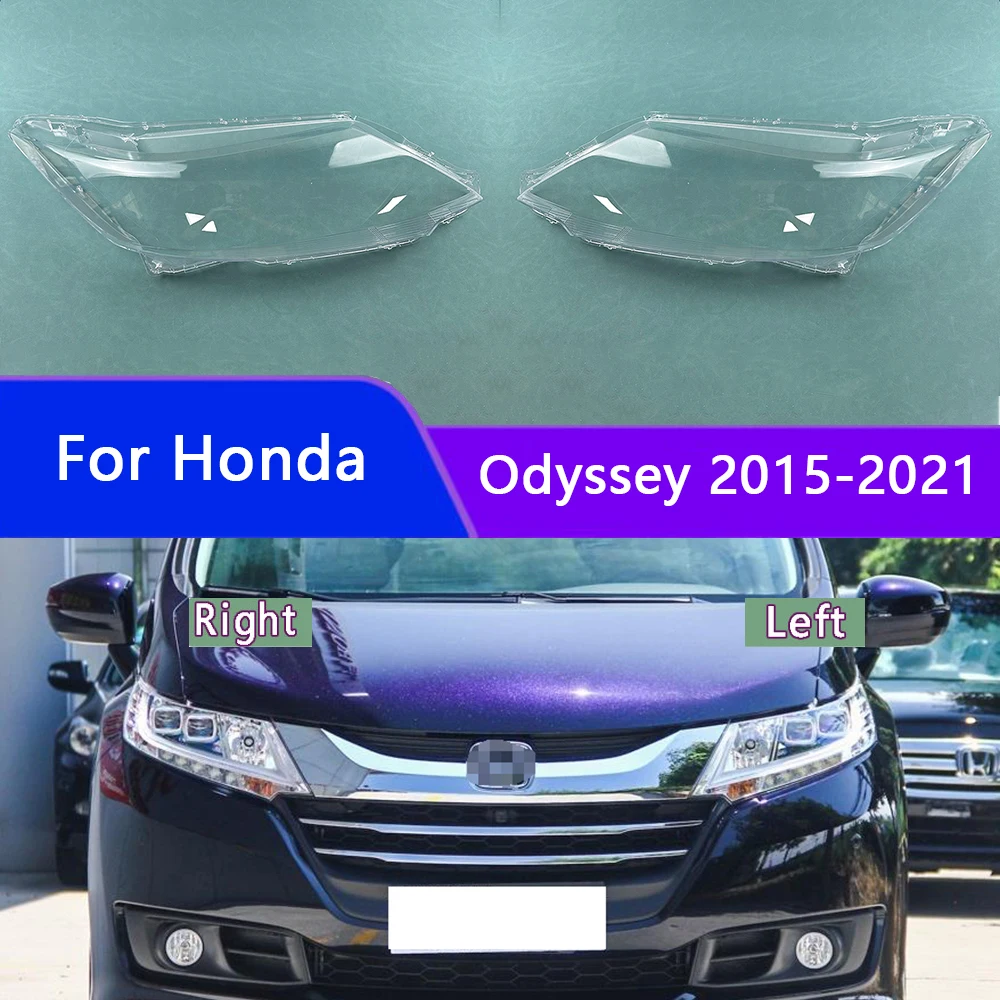 

For Honda Odyssey 2015-2021 Headlights Cover Transparent Headlamp Shell Lens Replace Original Lampshade Plexiglass