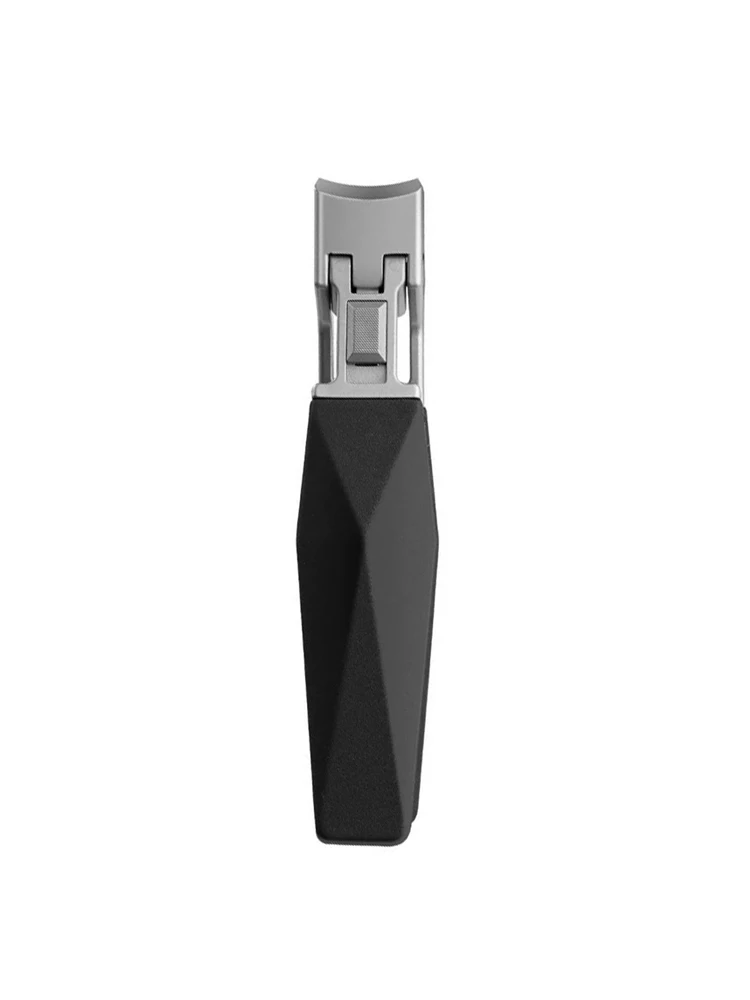 Large opening nail clippers, powder stainless steel anti spl