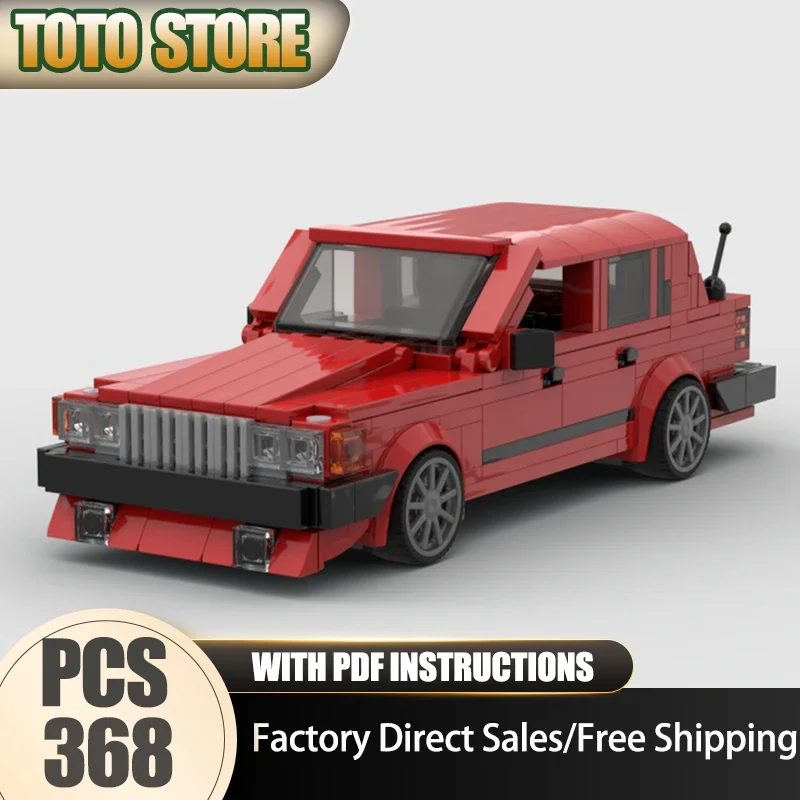 Blocs de construction Moc 740/744 Speed Champions, modèle de voiture, briques technologiques, assemblage de super voitures de sport, cadeaux de construction pour les vacances, jouet