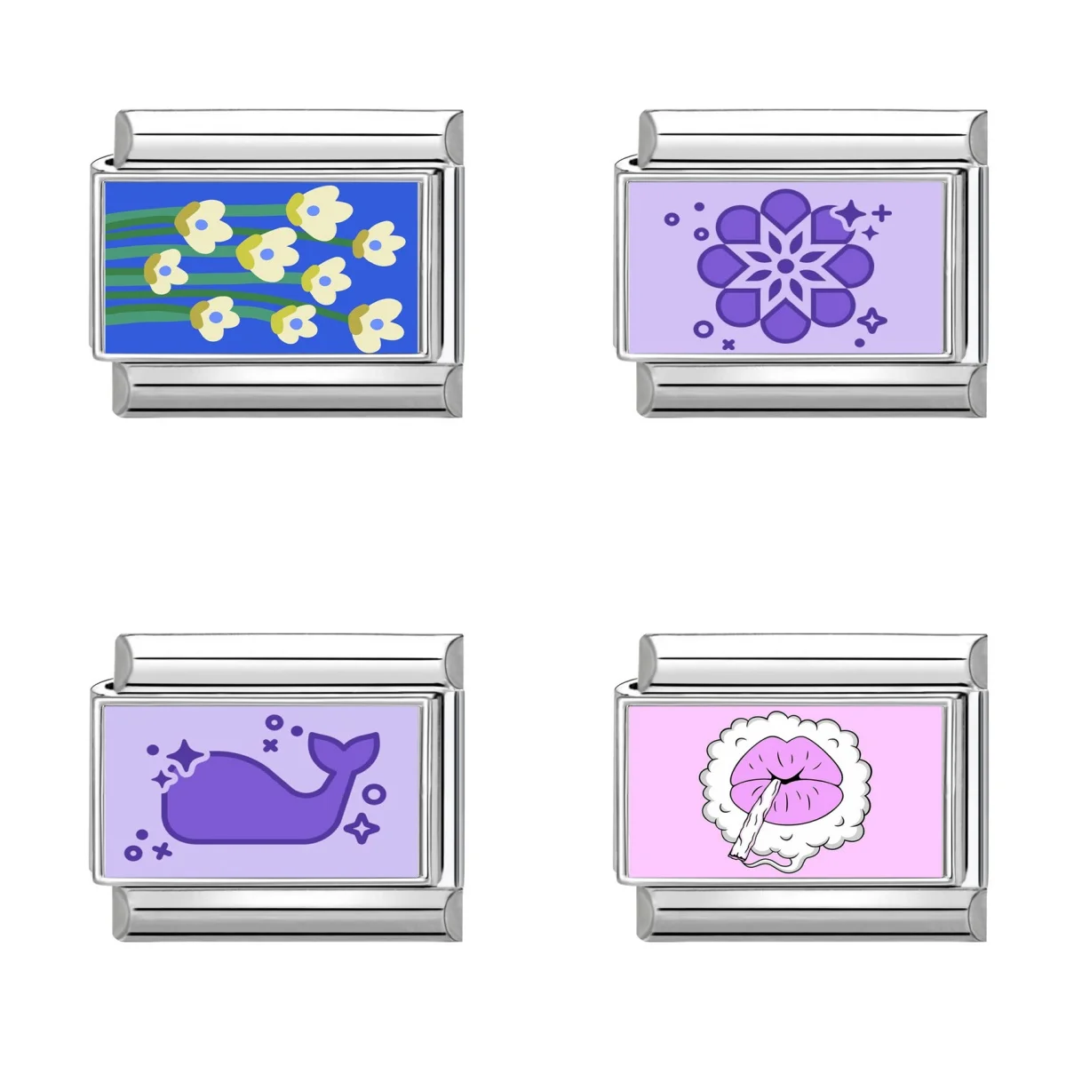 جديد جميل الحيوانات الأليفة القطط والكلاب وصلات سحرية إيطالية تناسب 9 مللي متر سوار الفولاذ المقاوم للصدأ النساء الرجال DIY بها بنفسك صنع المجوهرات