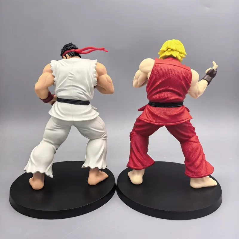 Figurka Anime Ken Masters Hoshi Ryu, zabawka z PVC, urocze figurki z gry Street Fighter, dekoracja pokoju, prezent urodzinowy dla chłopców