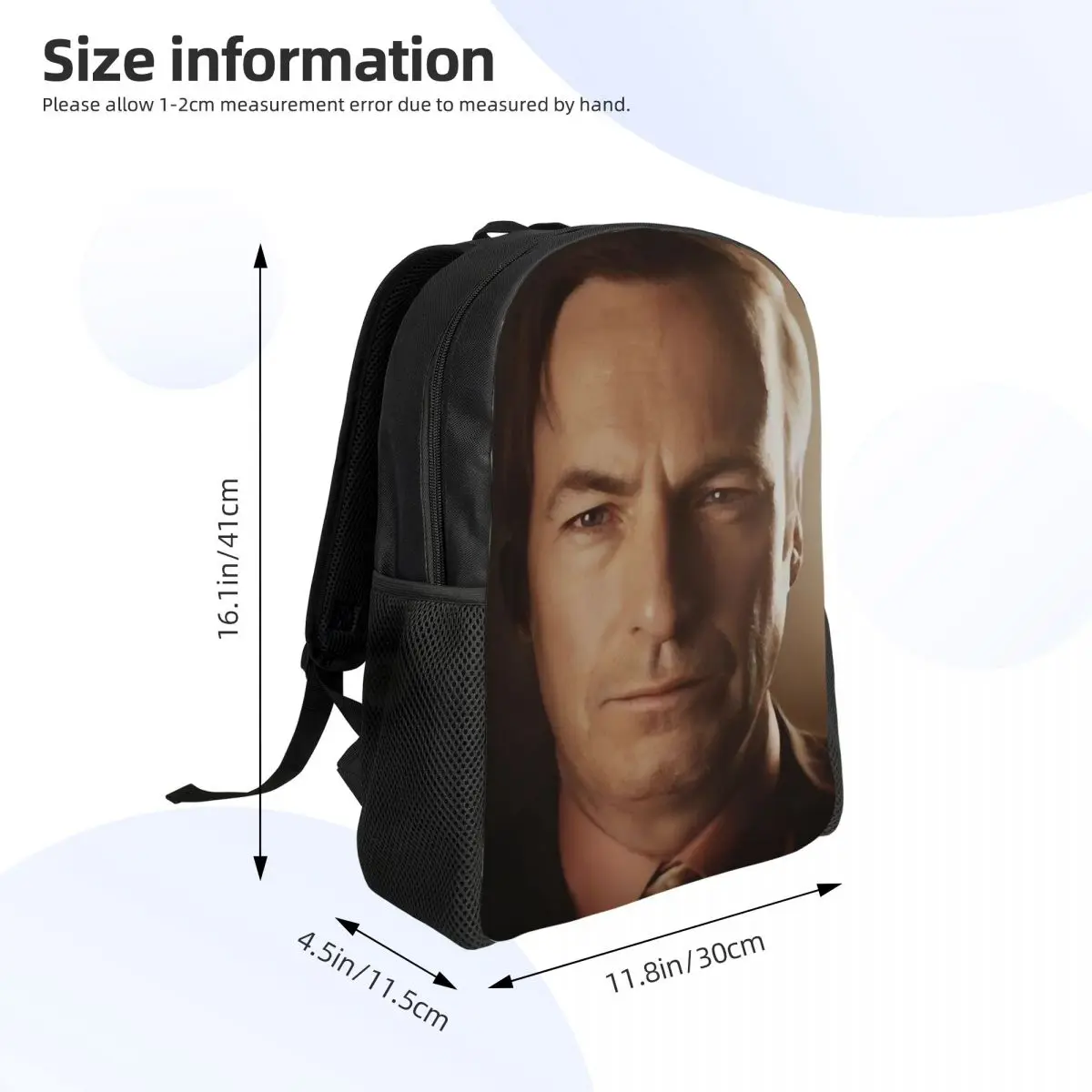 حقيبة ظهر ثلاثية الأبعاد من شاول جودمان ميمي حقيبة ظهر ذات سعة كبيرة للأطفال حقيبة كتب مدرسية حقائب كتف للرجال والنساء