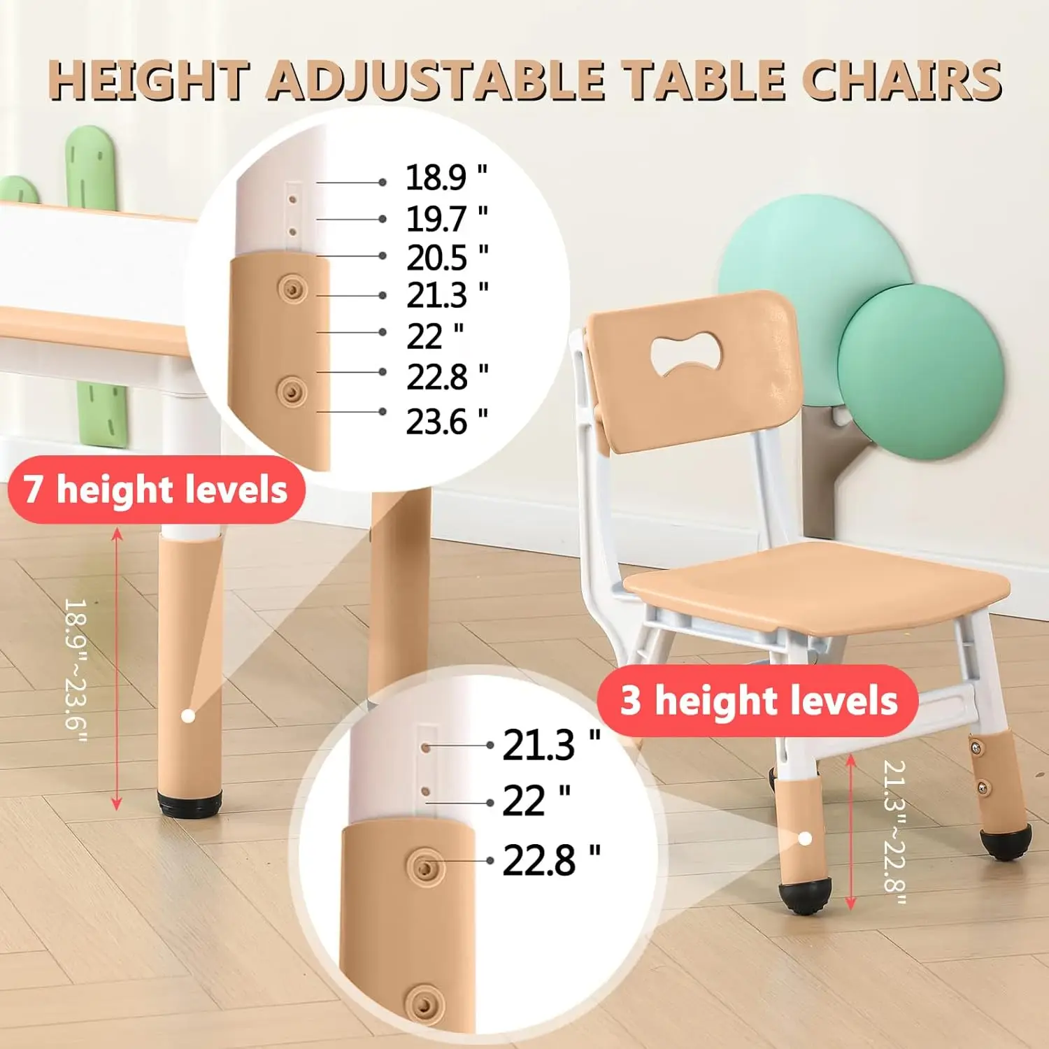 Mesa e cadeiras para crianças pequenas, mesa infantil (6 cadeiras), conjunto infantil e cadeira, conjunto infantil e cadeira 5-8 anos