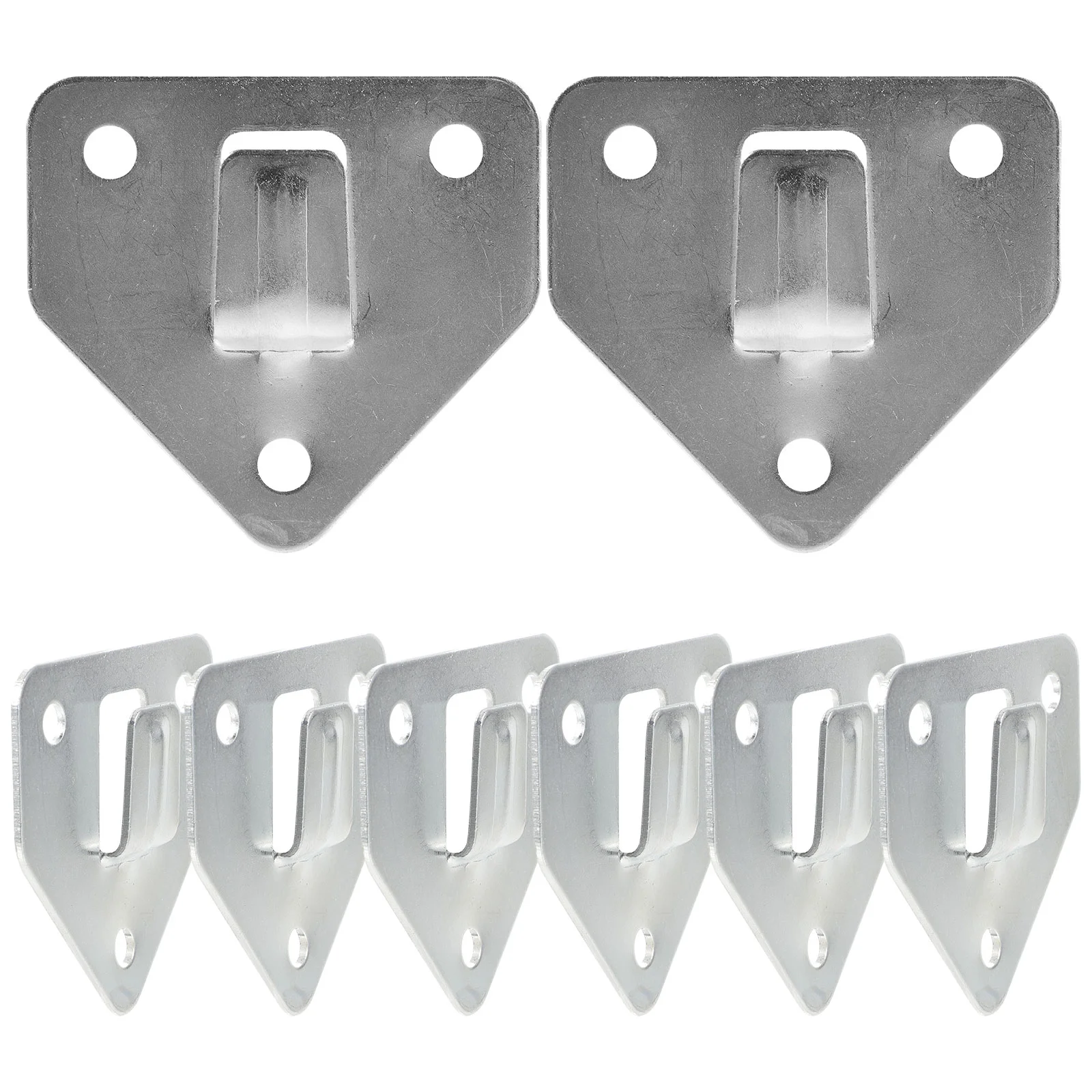 

8 Pcs Wall Mount Fire Extinguisher Bracket Holder Hanging Piece Hook Iron Mounting Hooks