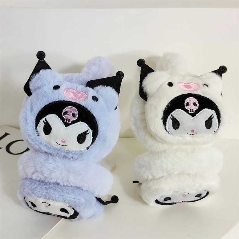 Sanrio Kuromi Soft Plush Warmer Earmuff Cute Earflap Winter Outdoor Cold Protection Ear-Muffs Ear Cover Gift