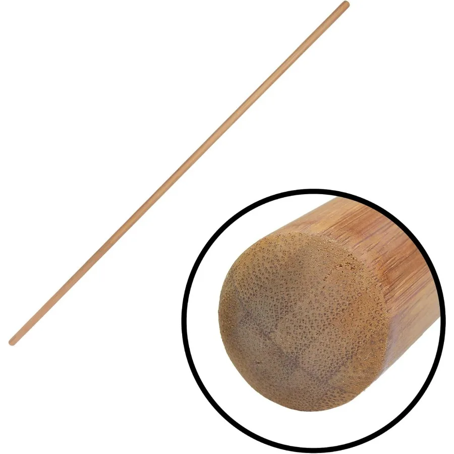 عصا خيزران قوية للياقة البدنية واليوجا وإعادة التأهيل البدني. أقطار 60 بوصة × 1.18 بوصة. متوفر بكميات كبيرة 1 قطعة #1