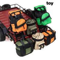 Simulation Backpack Storage Bag Luggage Bag Handbag Decoration For 1/10 1/12 Rc Crawler Car Axial Scx10 Traxxas Trx4 Rgt D90 Wpl