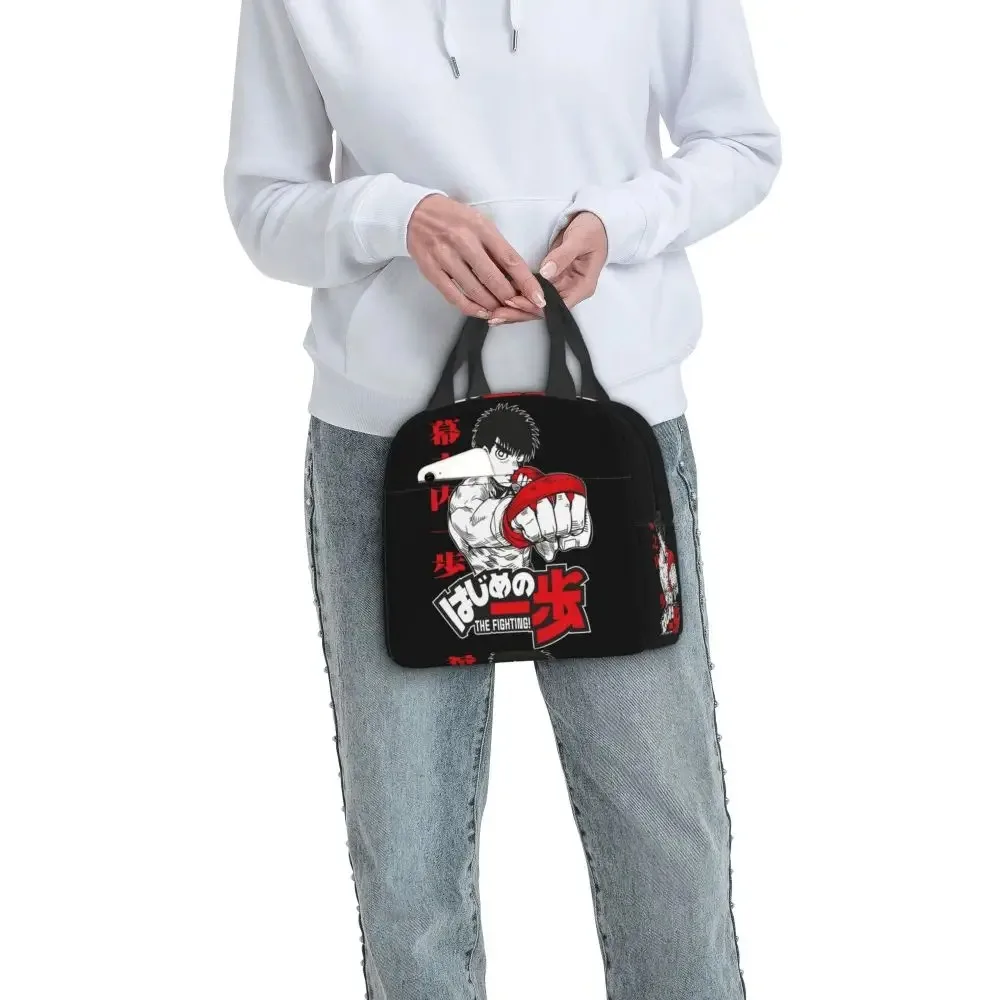 

Hajime No Ippo Kamogawa Boxing Gym KBG Lunch Bags Personalized Gifts DIY Bags Tote Bag back to school bag