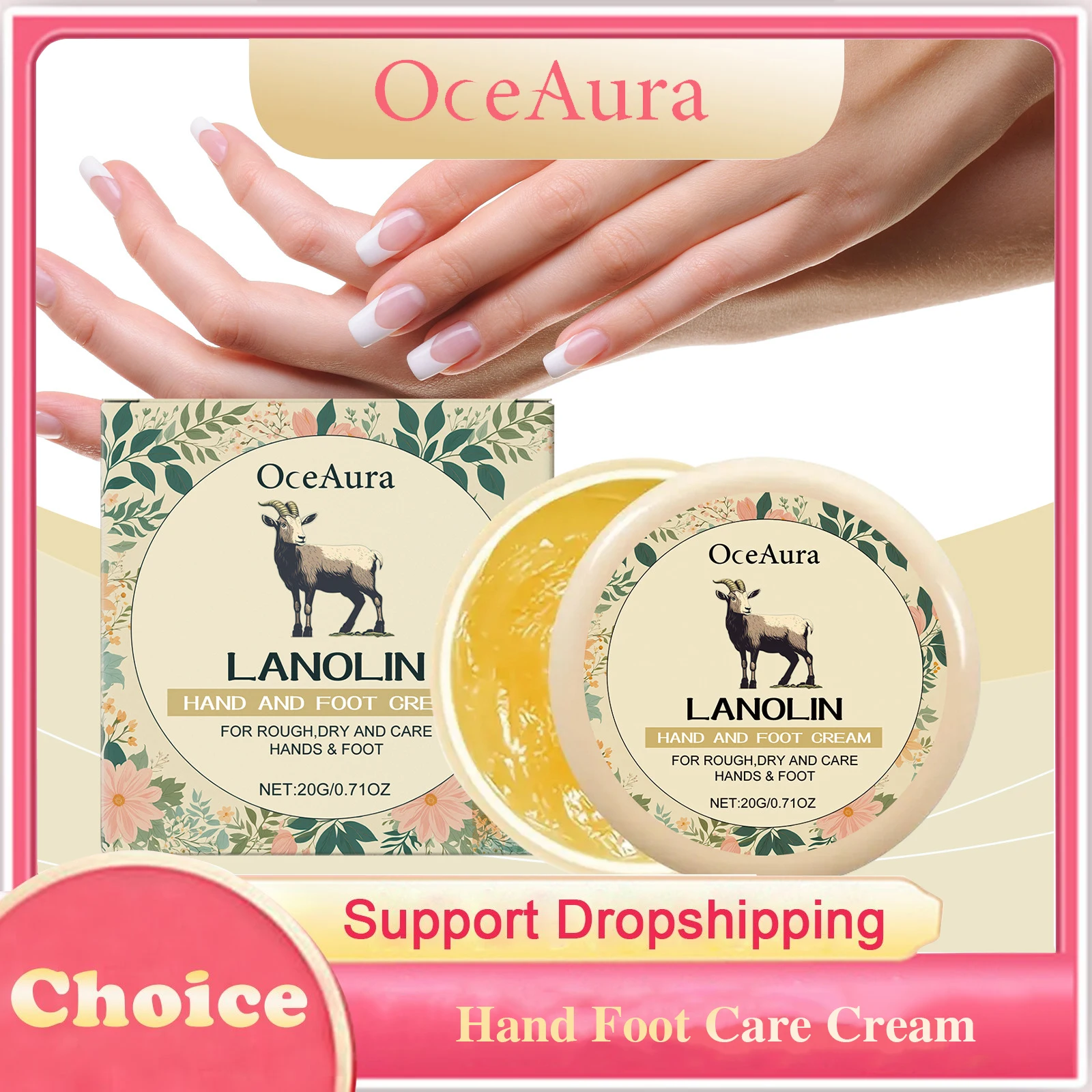 Anti Drying Crack Hand Foot Cream Deep Nourishing Moisturizing Remove Dead Skin Repairing Smoothing Anti Crack Hand Foot Cream