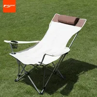 AOLIVIYA Outdoor Folding Recliner Camping Chair Portable Moon Chair Ultra-light Fishing Leisure Stool Camping Lunch Break Beach