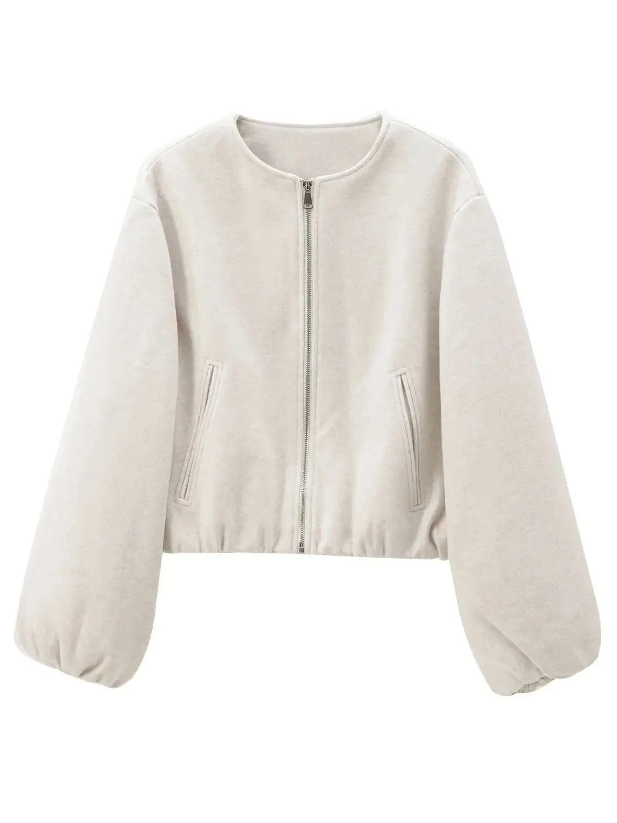 

Женское длинное пальто-накидка свободного кроя с круглым вырезом, в стиле уличной моды, с застежкой-молнией, осеннее, цветное