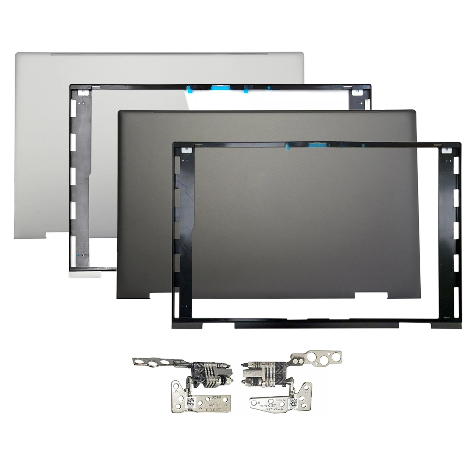 New Brown/Silver LCD Back Cover/Front Bezel/Hinges For HP ENVY X360 15-EW 15T-EW 15-EY 15Z-EY 15.6