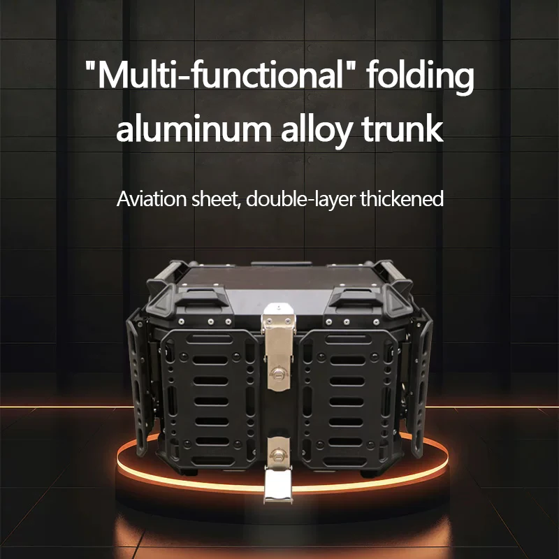 Motorcycle Multi-functional Trunk, Aluminum Alloy Trunk, Expandable Trunk, Trunk Modification For Motorcycle Travel