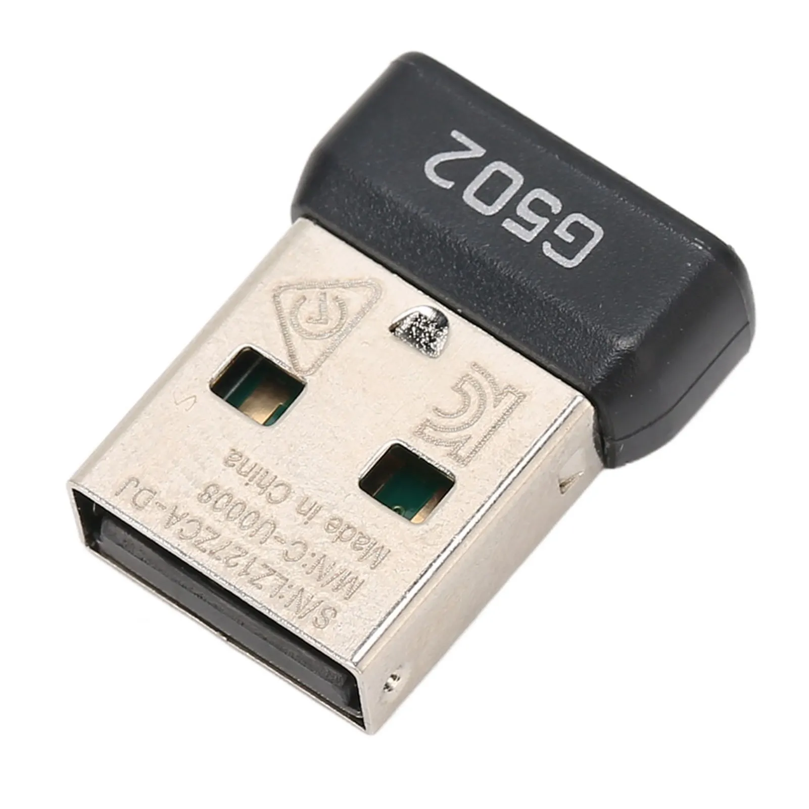 ตัวรับสัญญาณ USB 2.4GHz Wireless Stable สัญญาณขนาดเล็กแบบพกพาทนทาน ABS โลหะอะแดปเตอร์เมาส์สําหรับ G502 LIGHTSPEED แผ่น