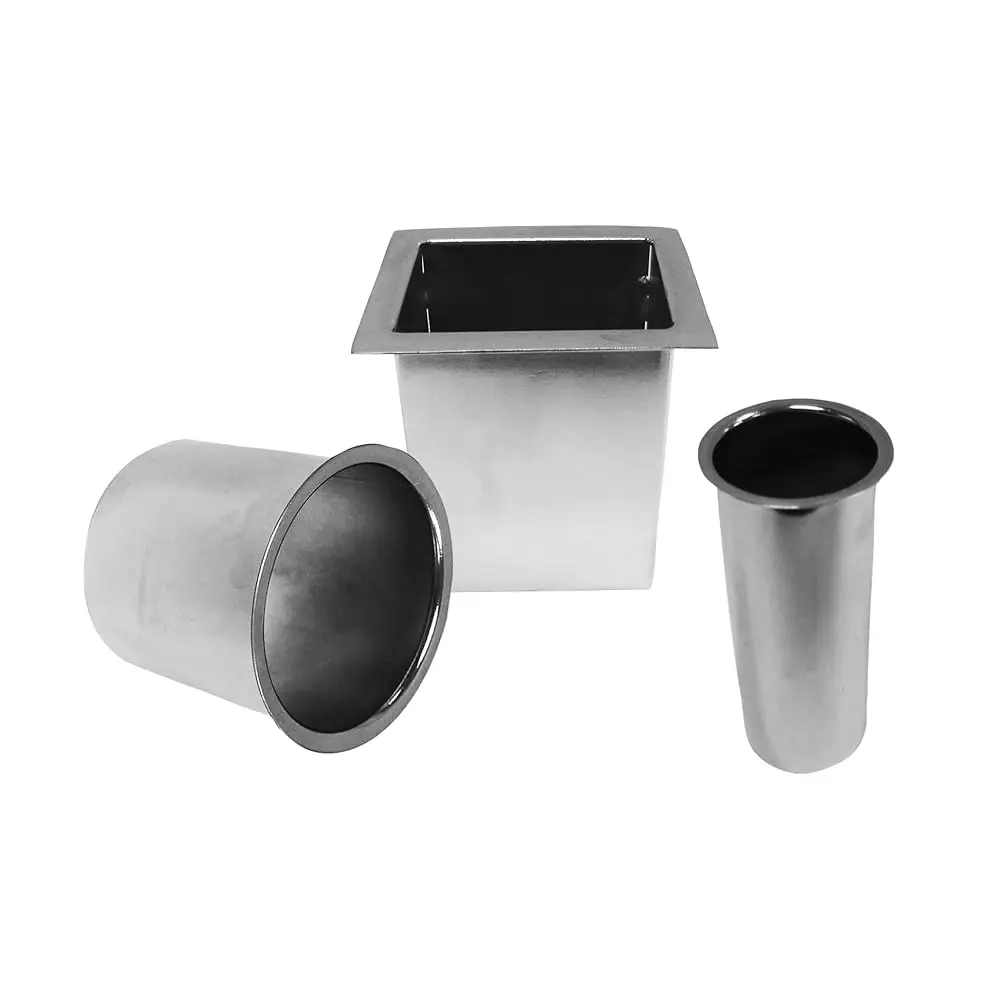 

Premium Salon Appliance Stainl Steel Holder Package - 3"" Blow Dryer Ring, 1-1/2"" Curling Iron Ring, And Flat Iron Organizer