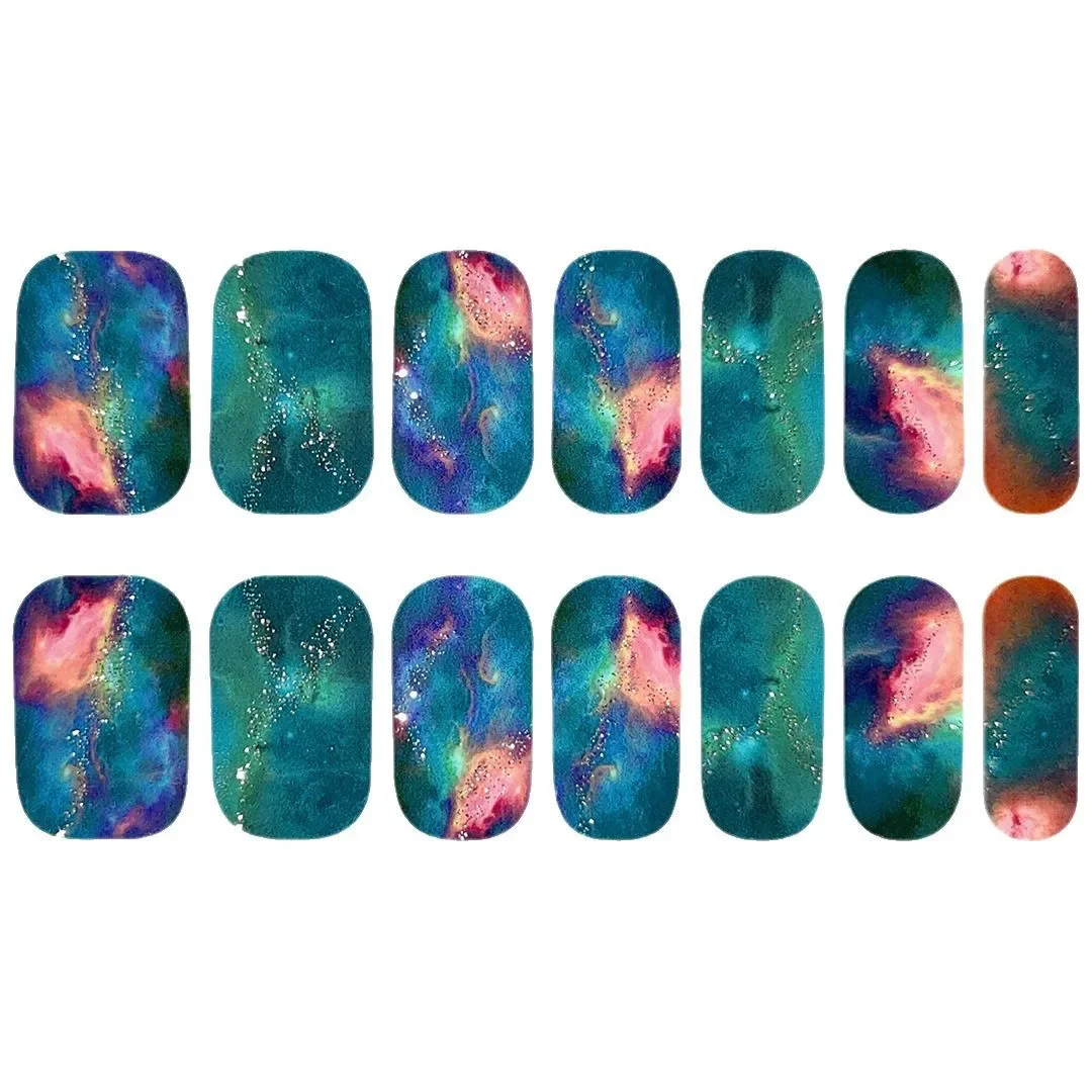 DIY pegatinas para uñas sin hornear, mármol de larga duración, flores frescas, Navidad, otoño, tiras para uñas, parche, venta al por mayor, prensa en las uñas