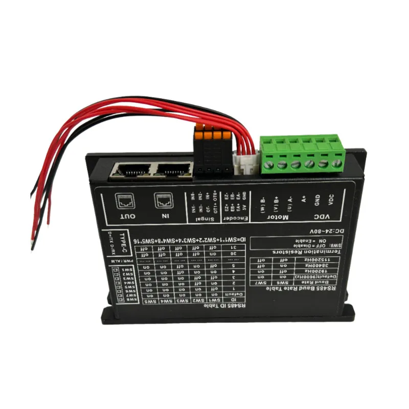2-fase stappenmotor met gesloten lus EtherCAT-communicatieprotocol voor CNC-machine