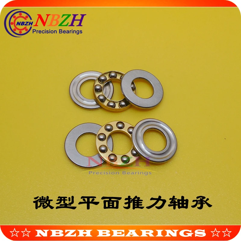 Free Shipping NBZH Axial Ball Thrust Bearing F5-11M 5mm X 11mm X 4.5mm Axial Ball Thrust Bearing Brand New 5*11*4.5mm