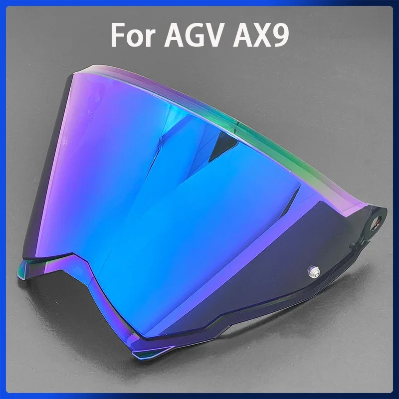 Motorcycle Helmet Visor Lens For AGV AX9 Replace Anti-UV Anti-Scratch Dustproof Wind Shield Motorcycle Equipments Accessories