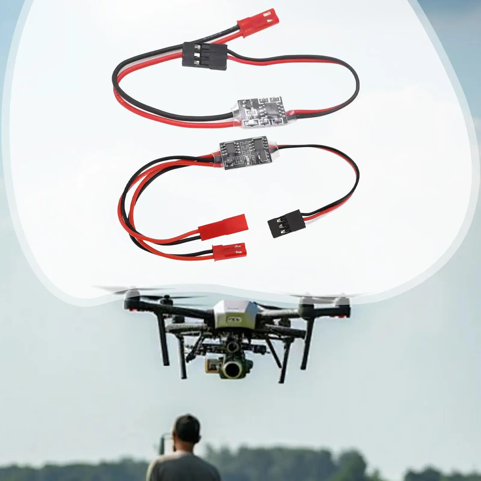 RC ferngesteuertes elektronisches Schalterrelais Wasserpumpe PWM Signalsteuerung Ersatzteil für RC Auto Boot Drohne Hubschrauber LED-Licht