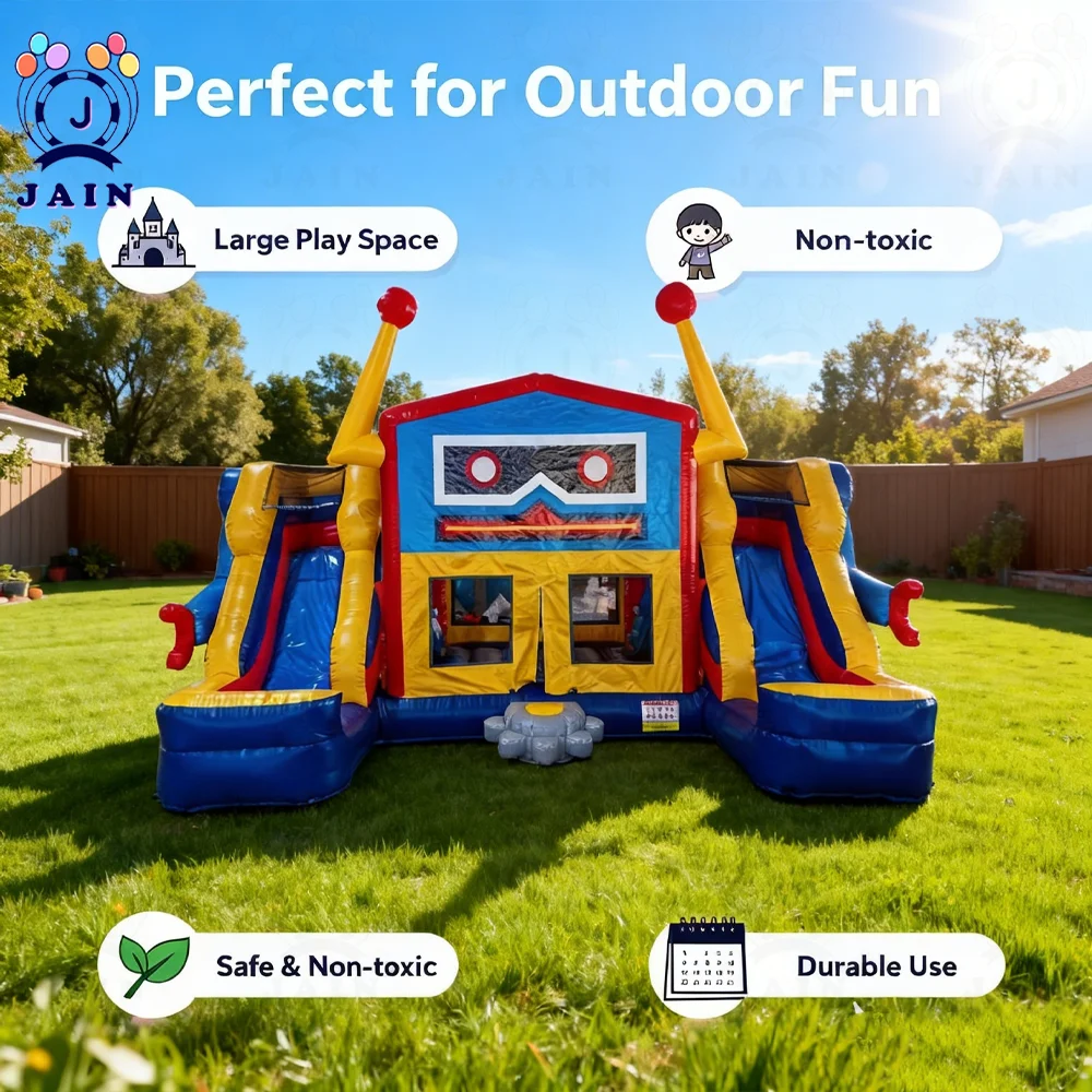 Popular Portable Big Bounce Houses for Sale Commercial Inflatable Bouncer Air Bouncer Inflatable Trampoline for Sale - view 6