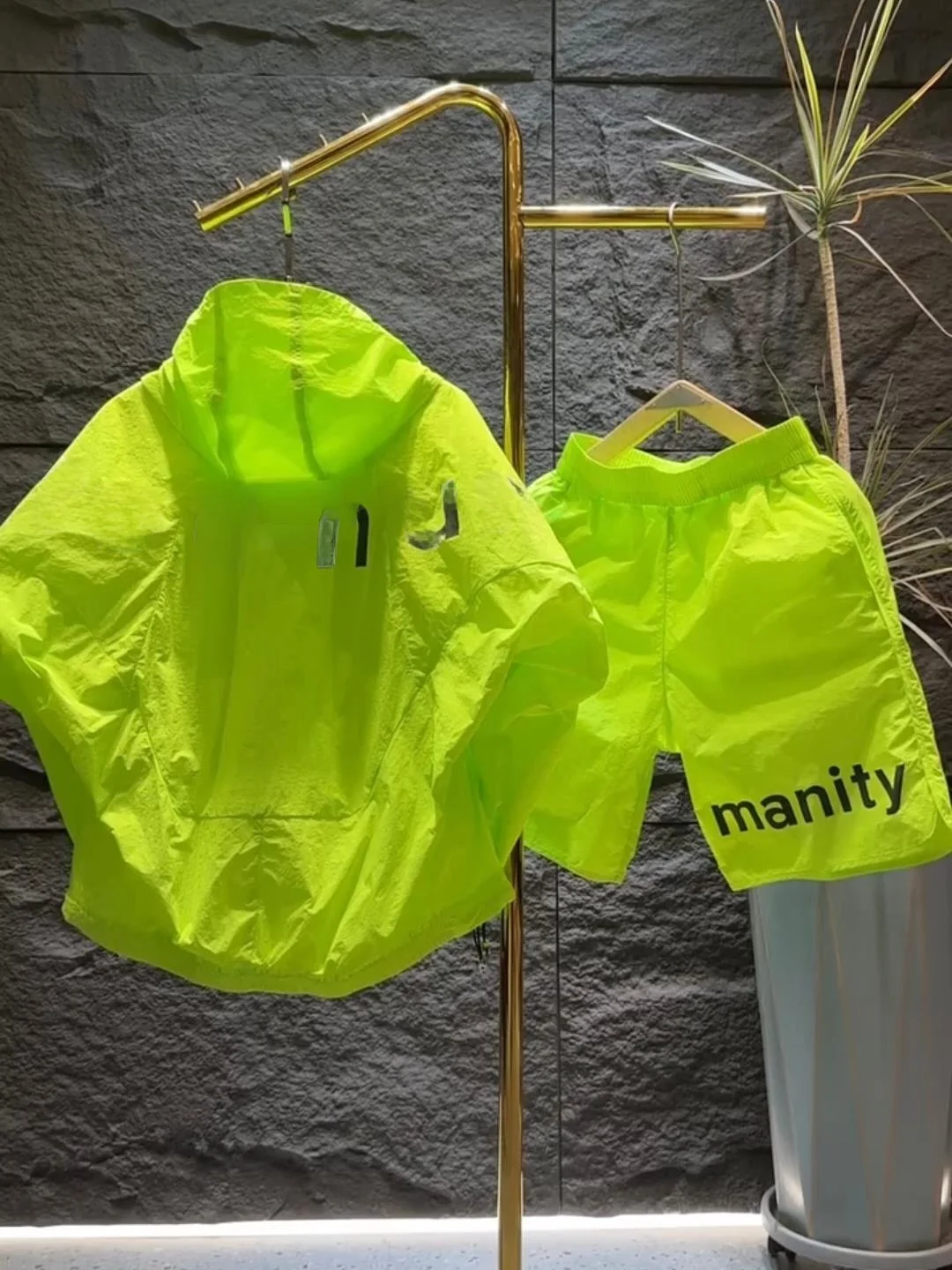 

Большой размер 300, летняя пара, солнцезащитный комплект на молнии, мужская свободная повседневная модная одежда из двух предметов