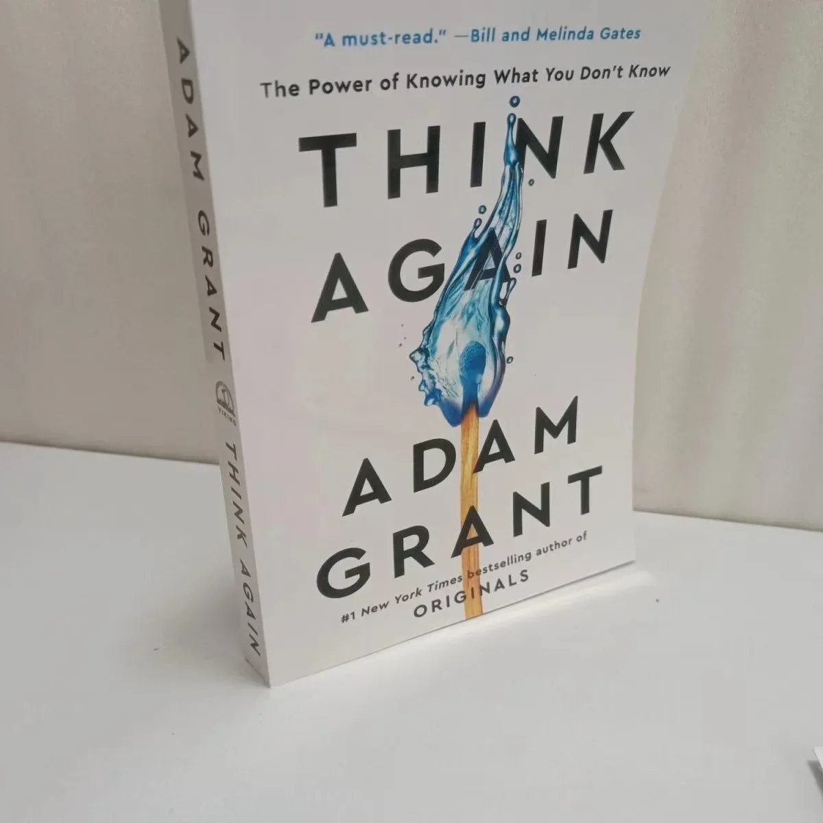 Think Again by Adam Grant The Power of Knowing What You Don't Know #1 Bestselling Book In English