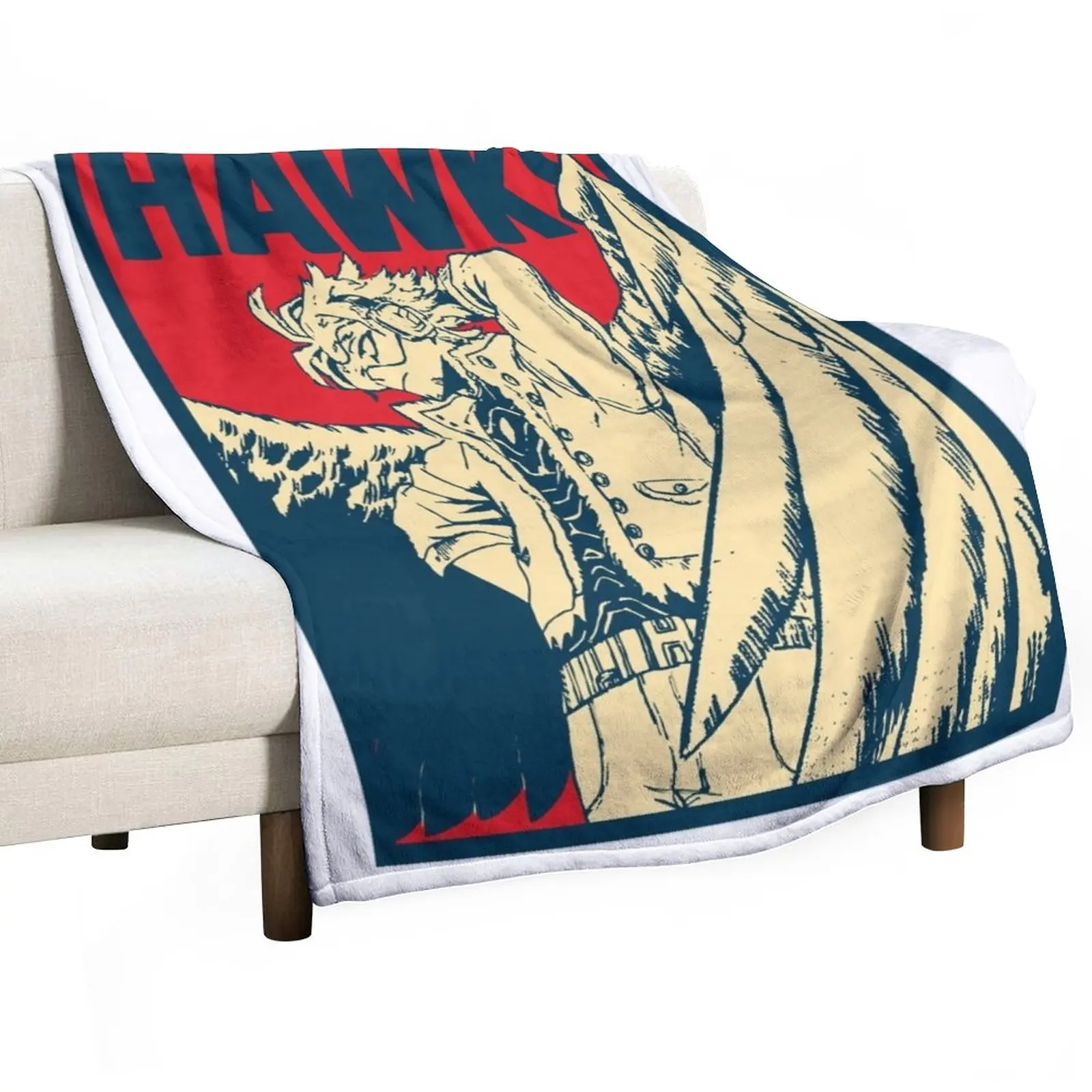 

Wing Hero: Hawks Throw Blanket blankets and throws Blankets For Baby Multi-Purpose Flannel Blanket