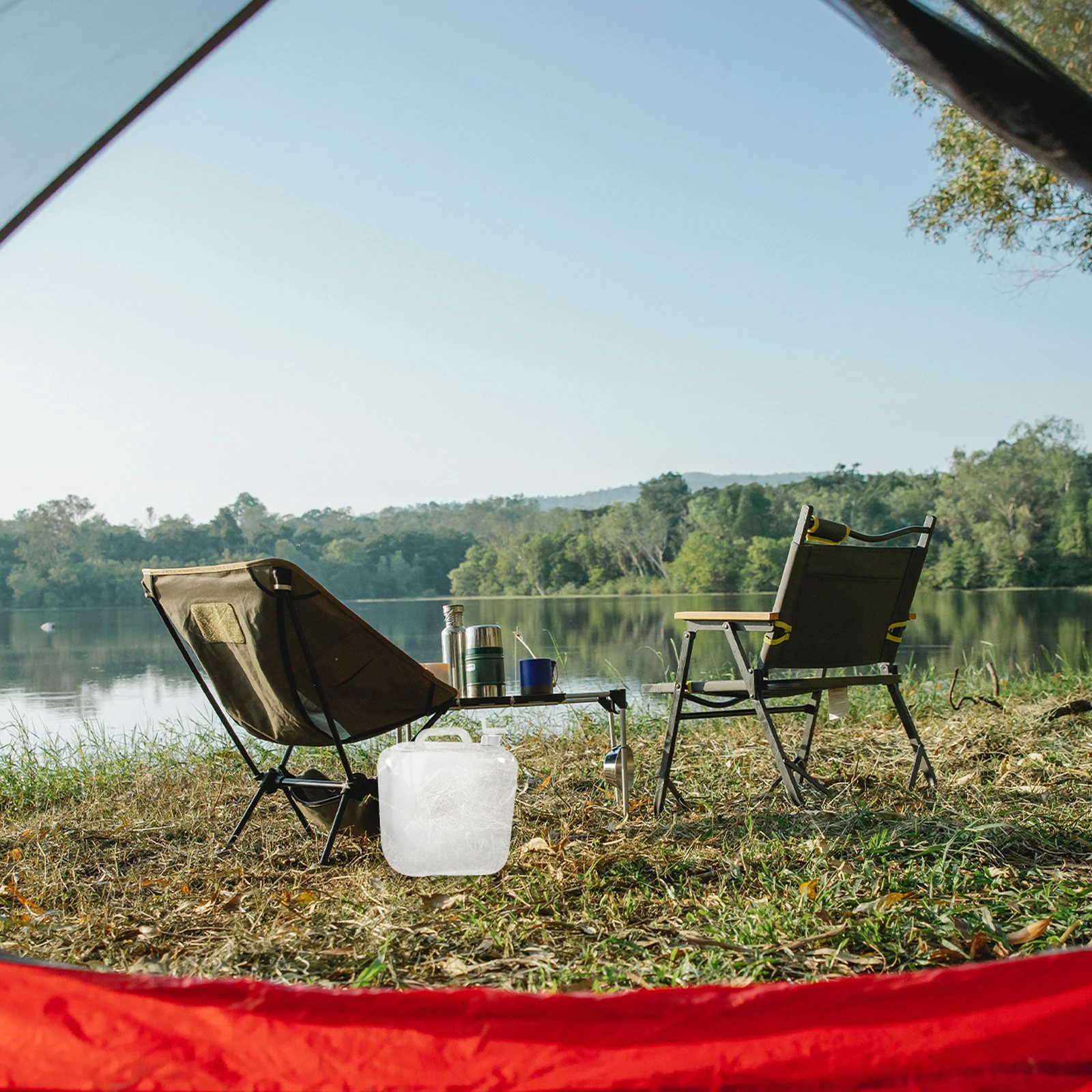 

10L Outdoor Water Storage Bag Foldable Portable Camping Reusable Water Jug for Travel Hiking Car Use Large Capacity