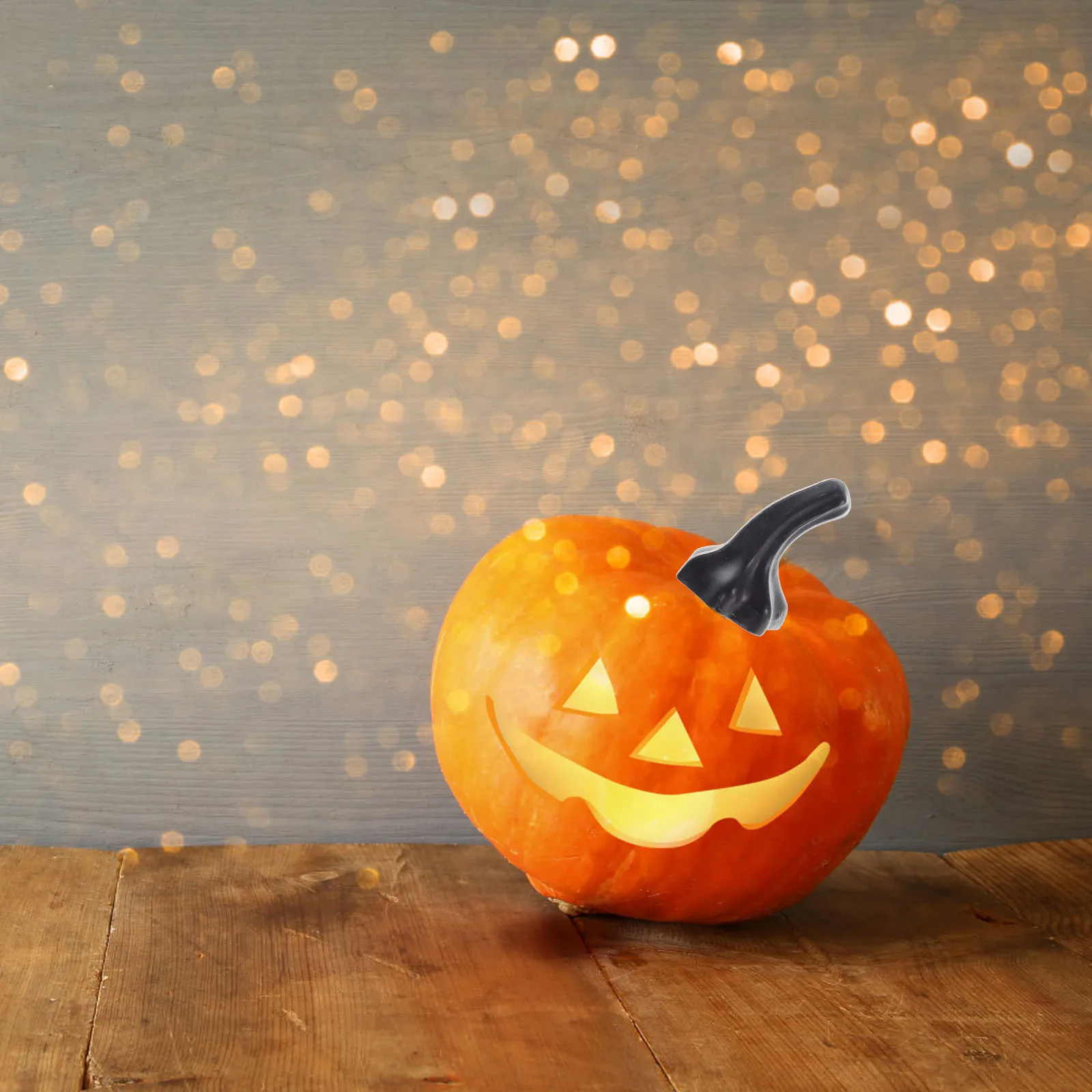 

24 Pcs Pumpkin Accessories Plastic Stems DIY Supplies Crafts Halloween Decor for Crafting Handle