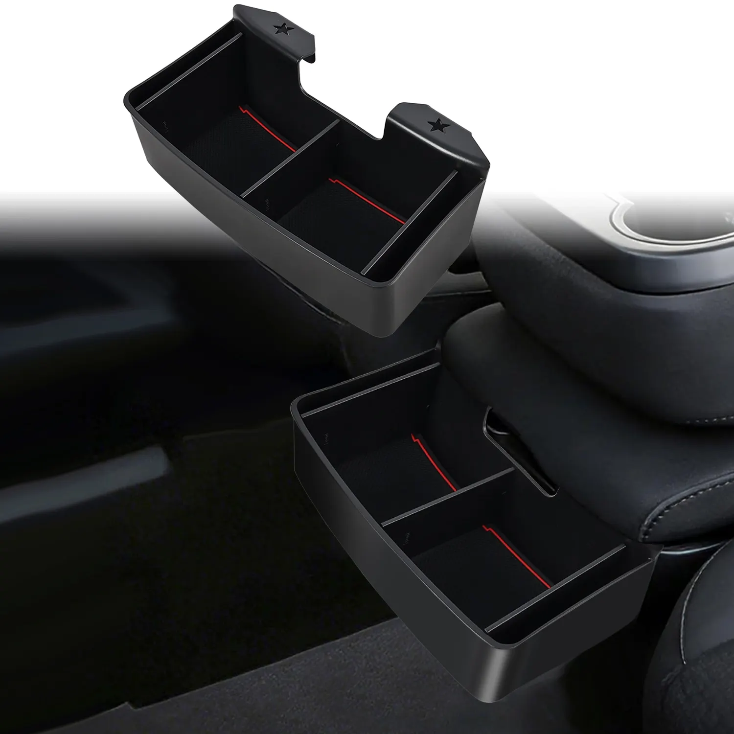 

Car Center Console Storage Box Organizer Interior For Chevrolet Silverado 1500 GMC Sierra Sierra 2500HD 3500HD 2019-2025