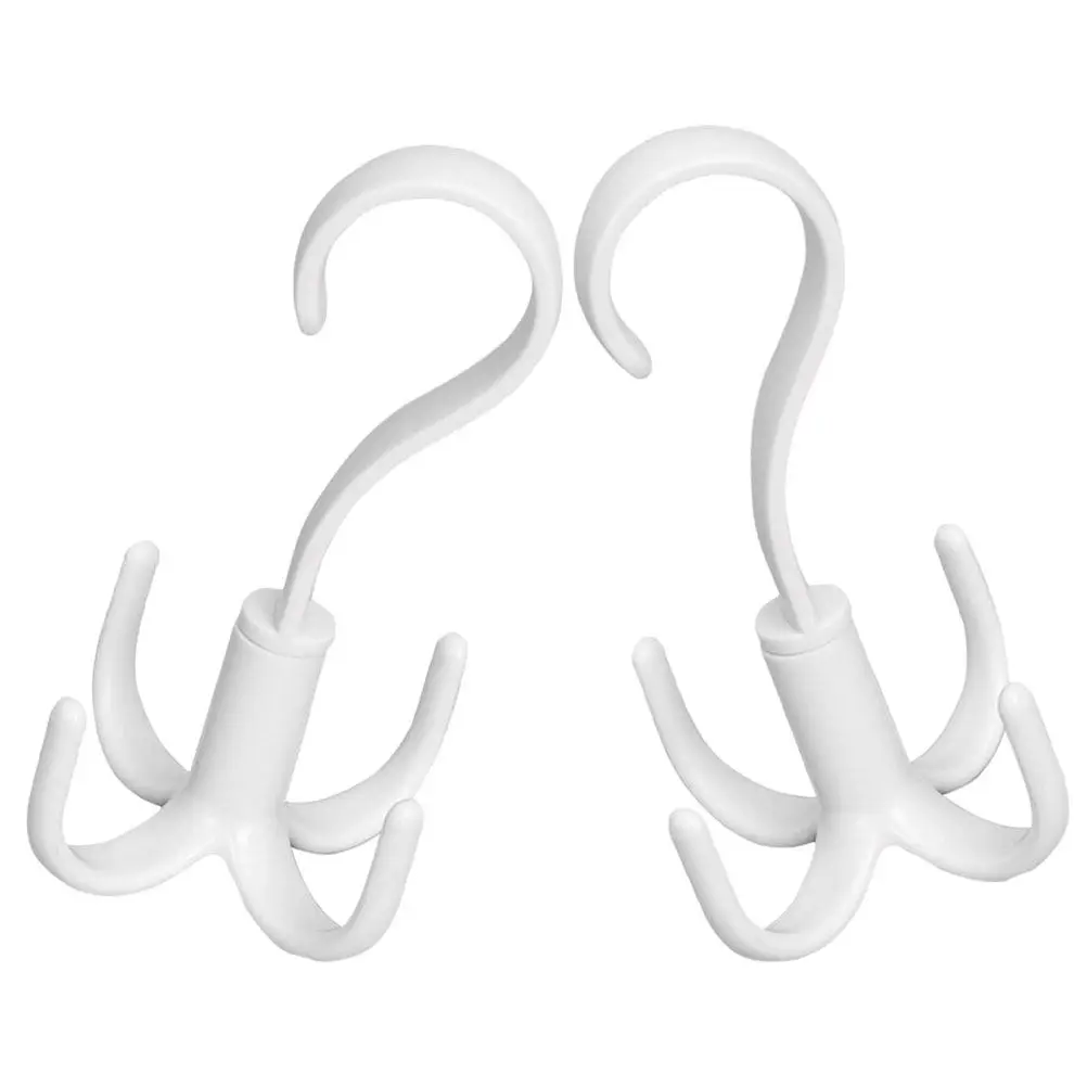 2Pcs Space Saving Rotating Hook Hanger For Handbag Purse Be…
