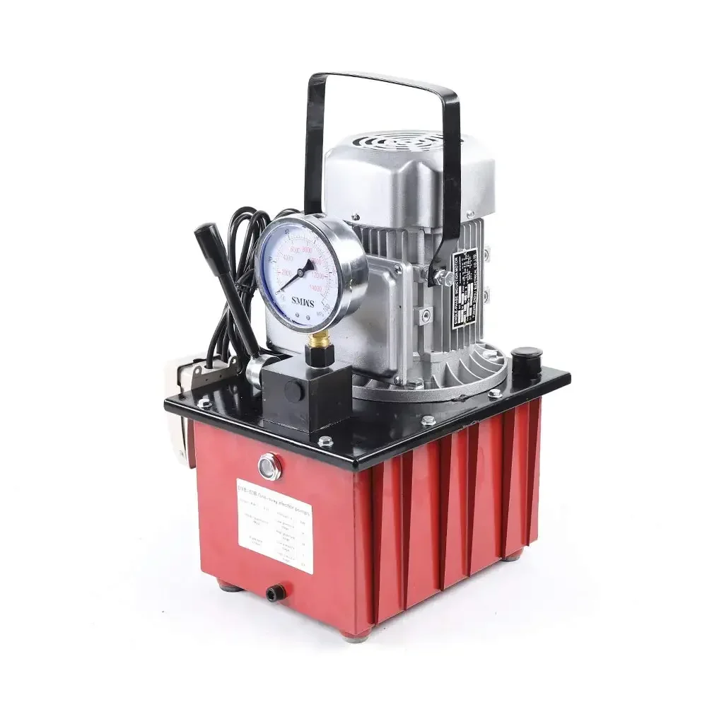 NEUESTE 7L elektrische Wasserpumpe 750W 220V manuelles Ventil 700Bar elektrische Hydraulikpumpe mit manuellem Ventil – Detail 2