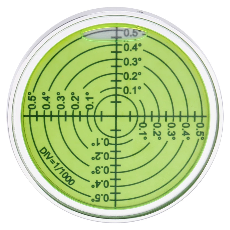 

Metal Universal Level 6010 Inner Engraved Line Level 3 '/2Mm For Diy Household Level Bubble Measuring Tools