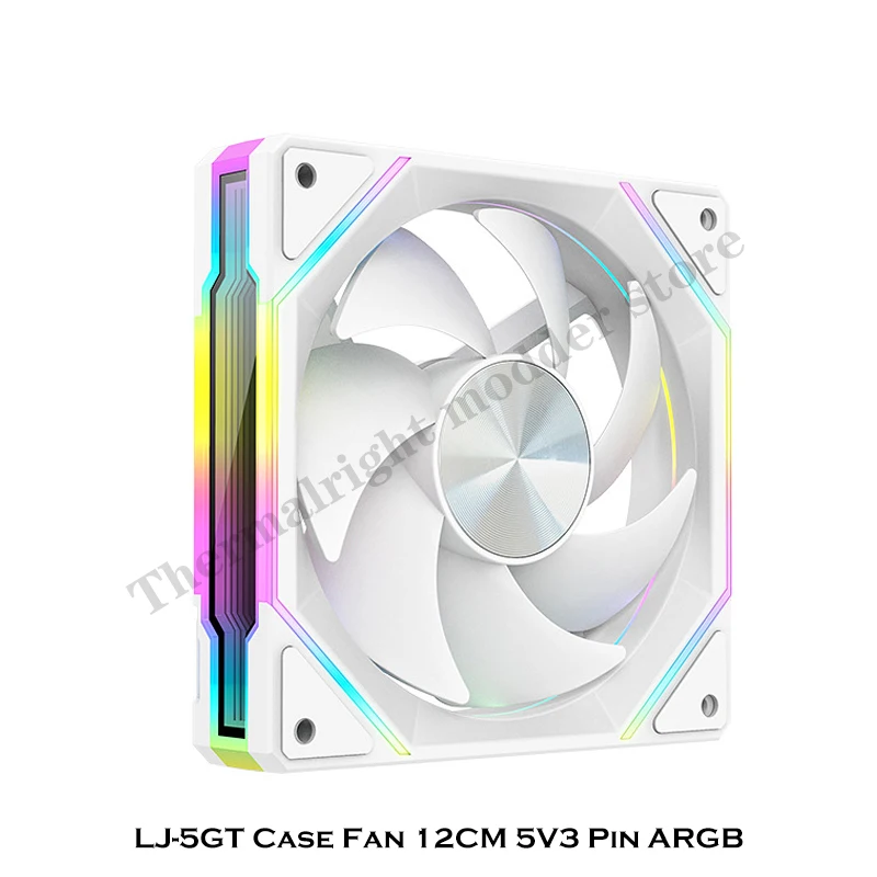 Computer Case Ventilador RGB Fan 120mm 5V 3pin ARGB PC Gamer Cabinet Cooler PWM, Classic and Minimalist Style Mute Ventilador