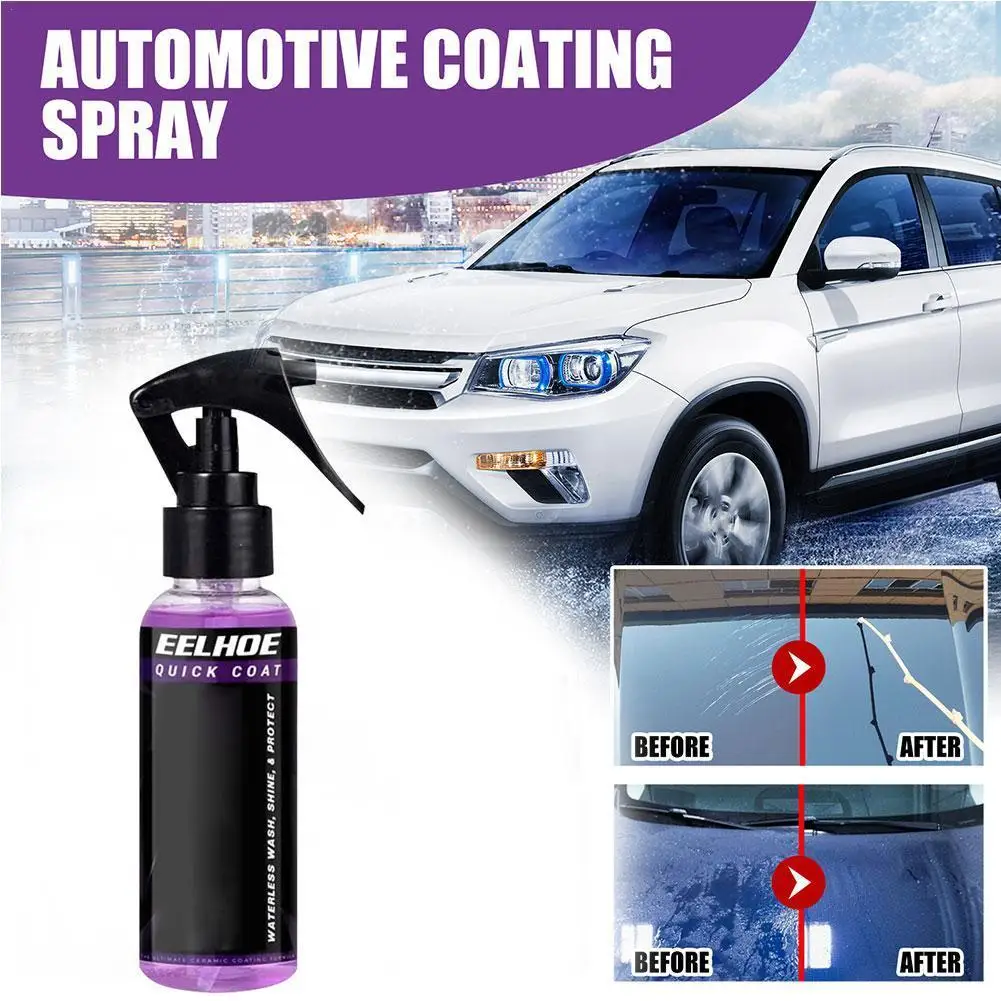 Car Polishing Spray Ceramic Coating Nano Crystal Coating Car Surface Hydrophobic Agent Shiny Car Body Auto Wax Polishing Care