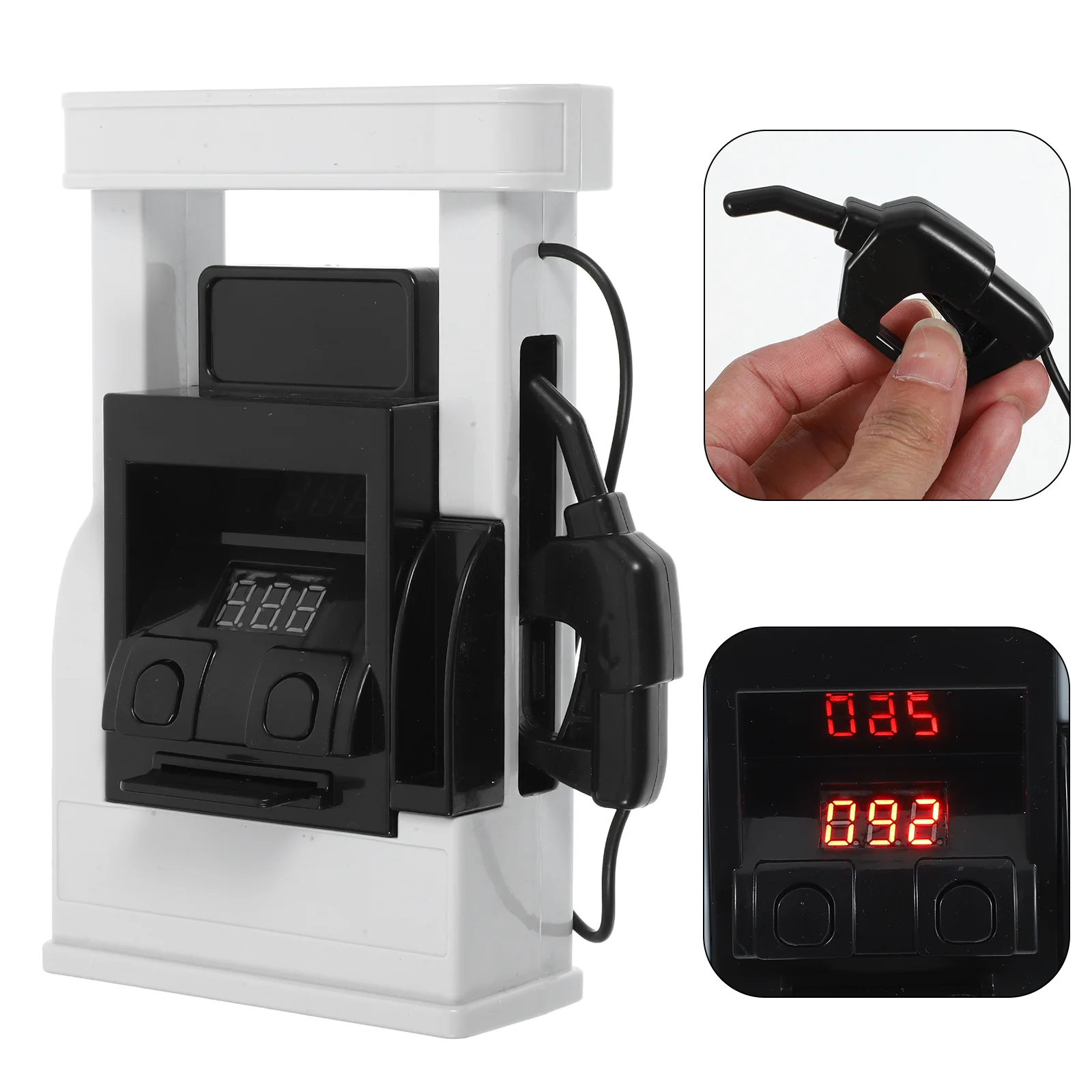 Gas Station Toy Mini Air Pump Building Block Child Toys Play House Musical Plastic Kids Simulation Automatic Early Educational