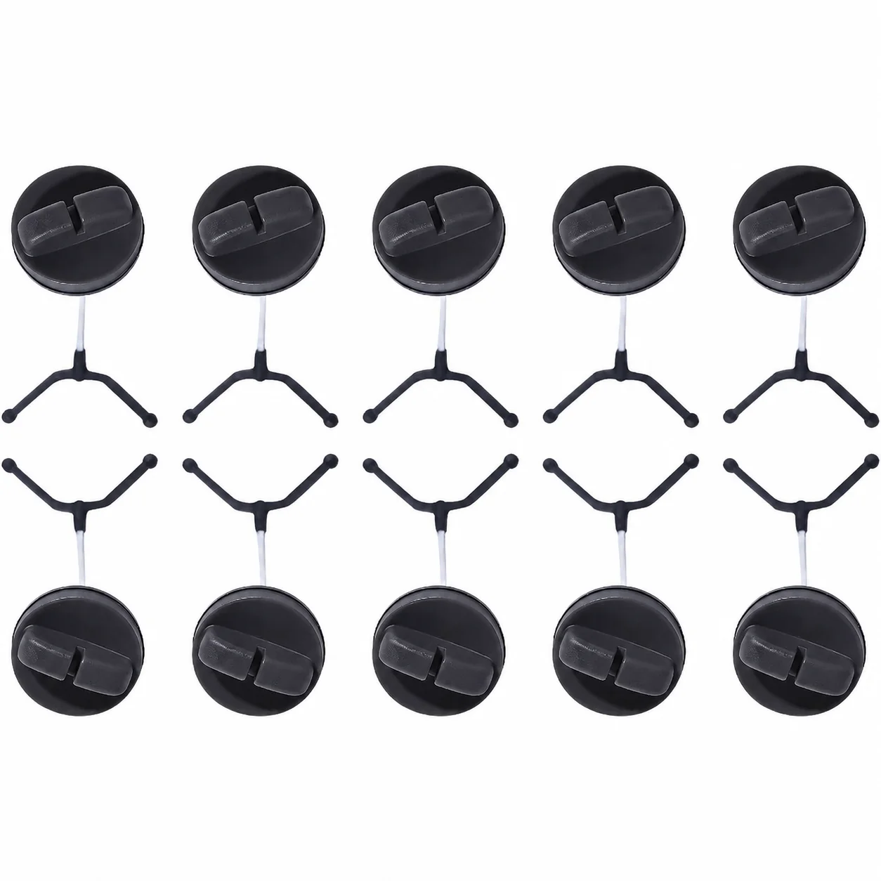 501626602, 10Pcs Replacement Oil Tank Cap Gas Cap Kit, For Husqvarna 42 61 66 266 268 272 Jonsered 625 630 670 Chainsaw Parts.